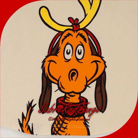 NWT Hanna Andersson Dr Seuss Grinch Baseball Tee Max Red 110 5 - Picture 3 of 4